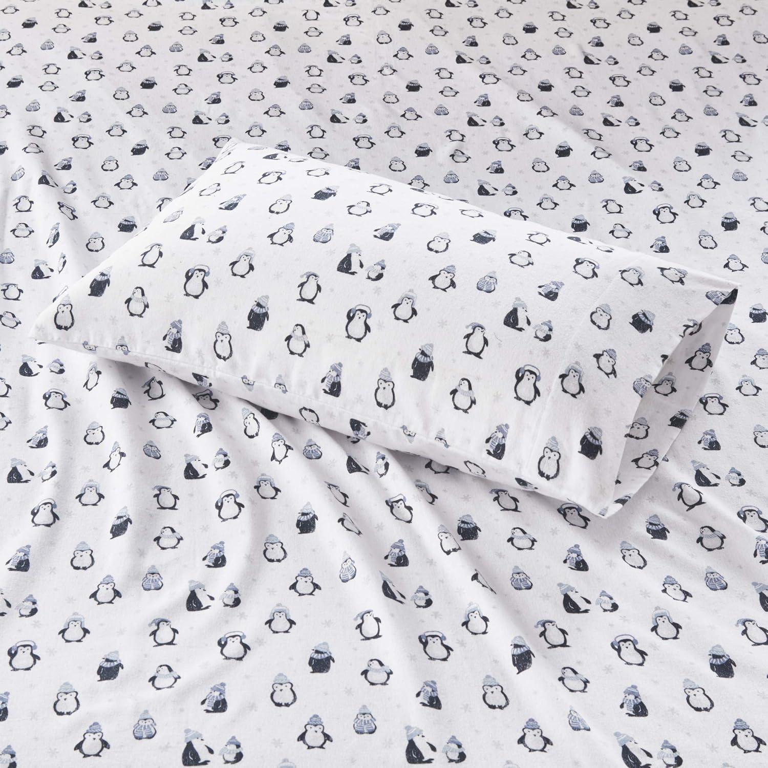 Printed Cotton Flannel Sheet Set