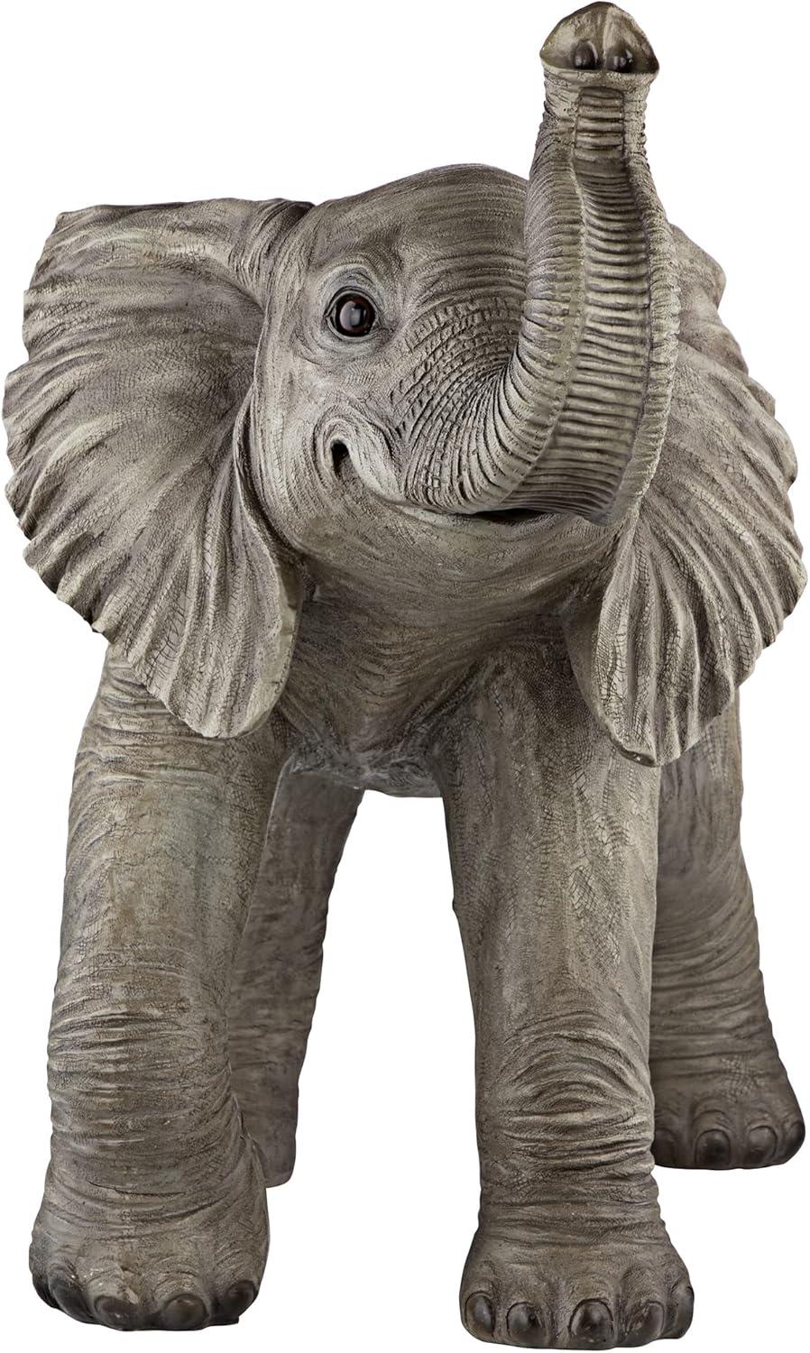 Dakota Fields Kalamazoo Elephant Weather Resistant Resin Garden Statue