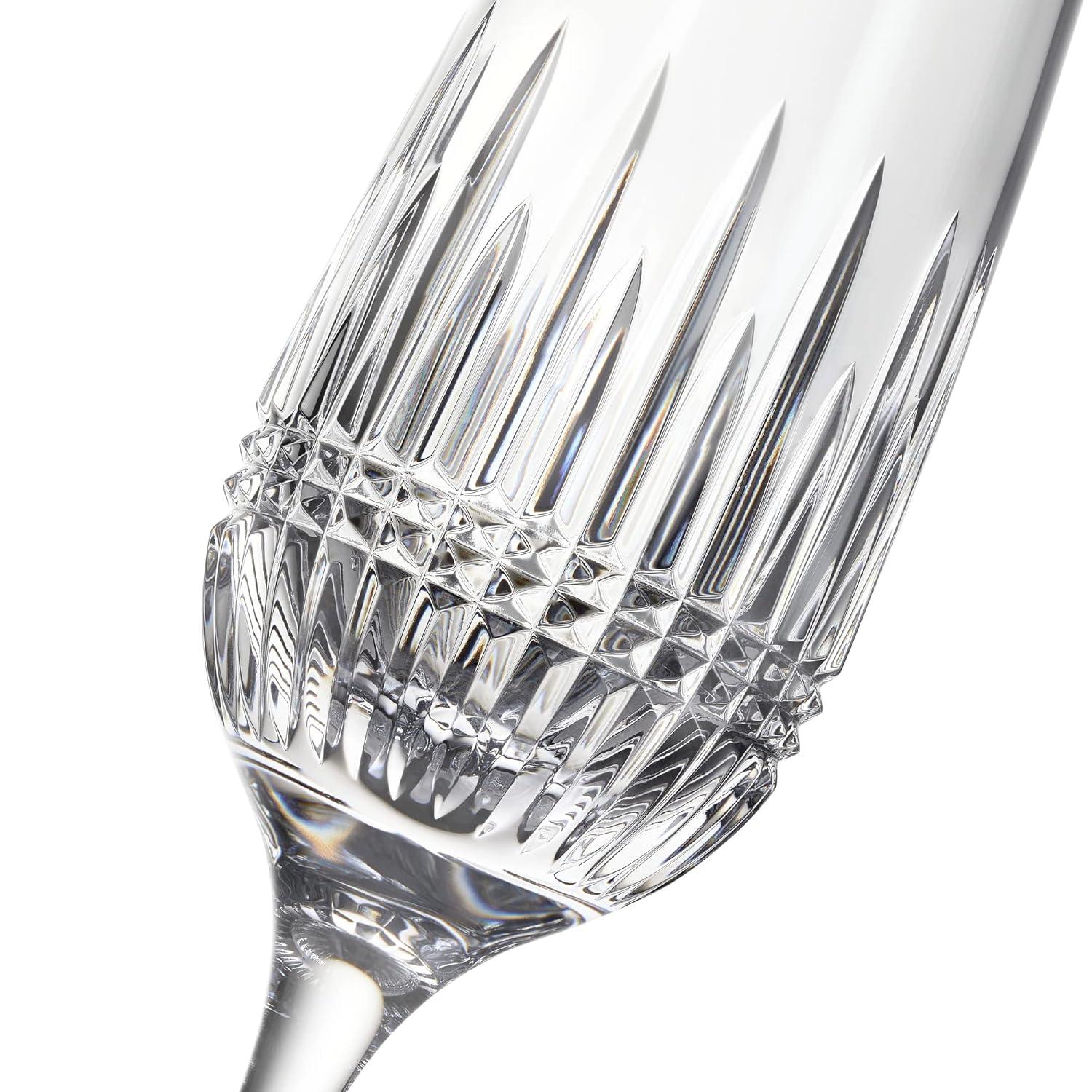 Waterford Lismore Diamond Essence Flute 10.5floz, Pair