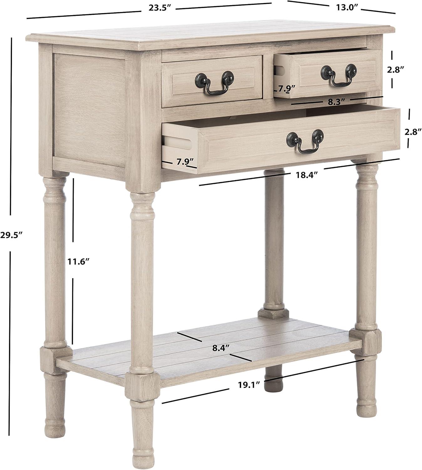 Primrose 3 Drawer Console Table  - Safavieh