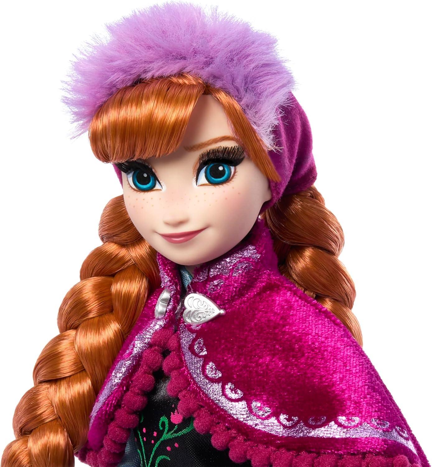 Disney Toys, Disney 100 Frozen Anna and Elsa Collector Dolls, Gifts for Kids and Collectors