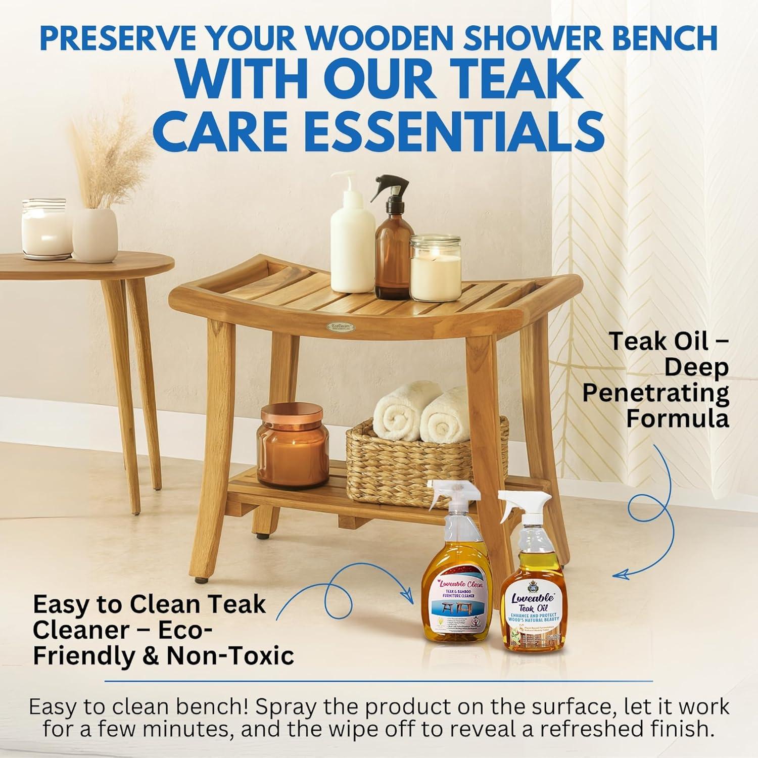 Harmony Teak Shower Bench, DecoTeak, Teak Shower Bench, Teak Shower Stool, Teak Bench Shower, Teak Wood Shower Bench, Teak Shower Seat, Wooden Shower Bench, Teak Shower Chair