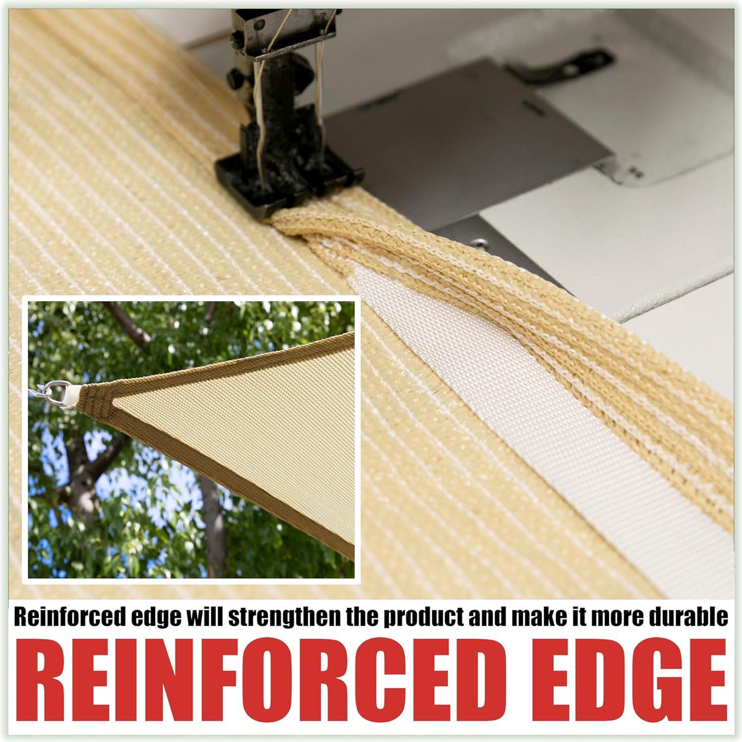 Royal Shade Royal Shade Rectangle Shade Sail With Hardware Kit