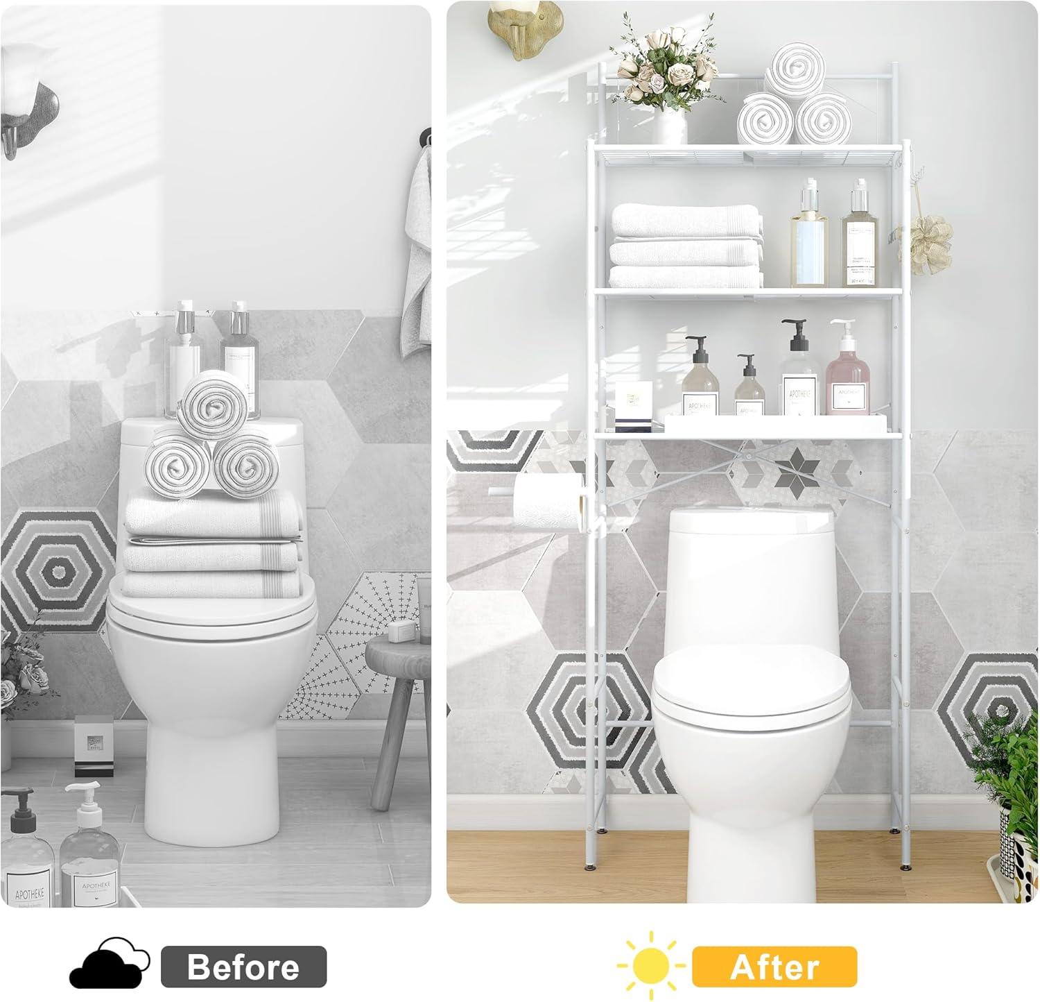 Porcia Metal Freestanding Over The Toilet Storage