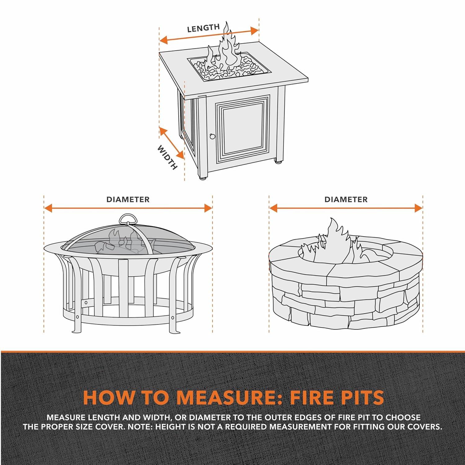 Modern Leisure Garrison Outdoor Fire Pit Cover