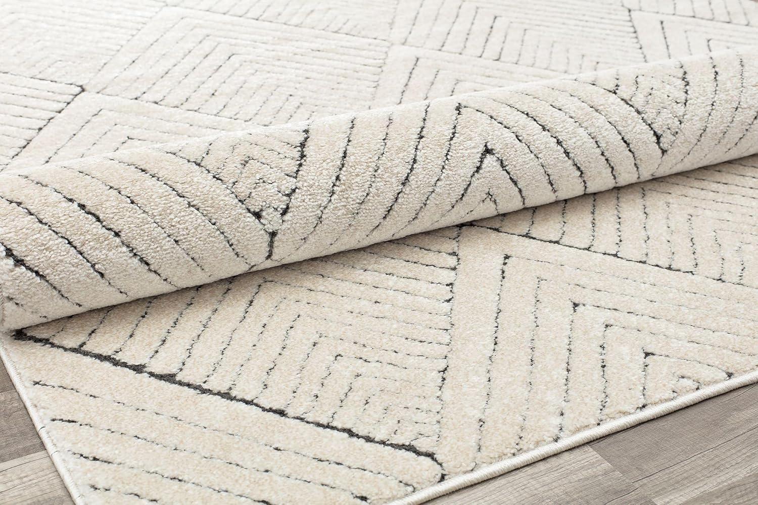 Cadence Contemporary Alabaster Area Rug