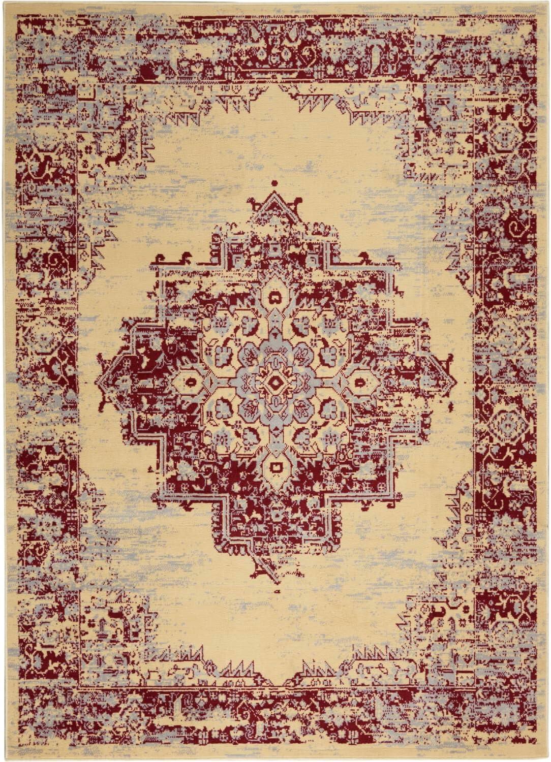 Nourison Grafix Center Medallion Area Rug