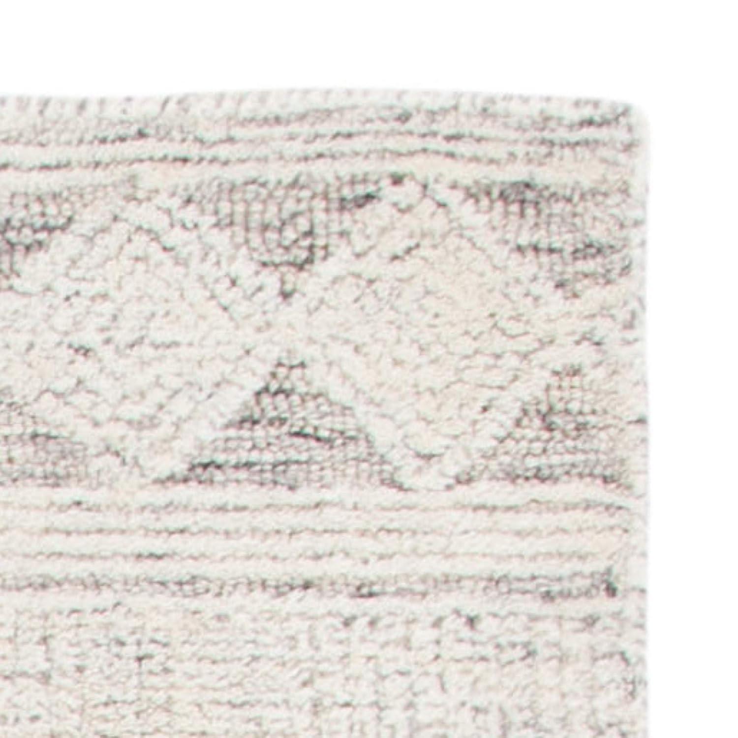 Abstract ABT349 Hand Tufted Area Rug - Ivory/Grey - 6' X 6' Square - Safavieh.