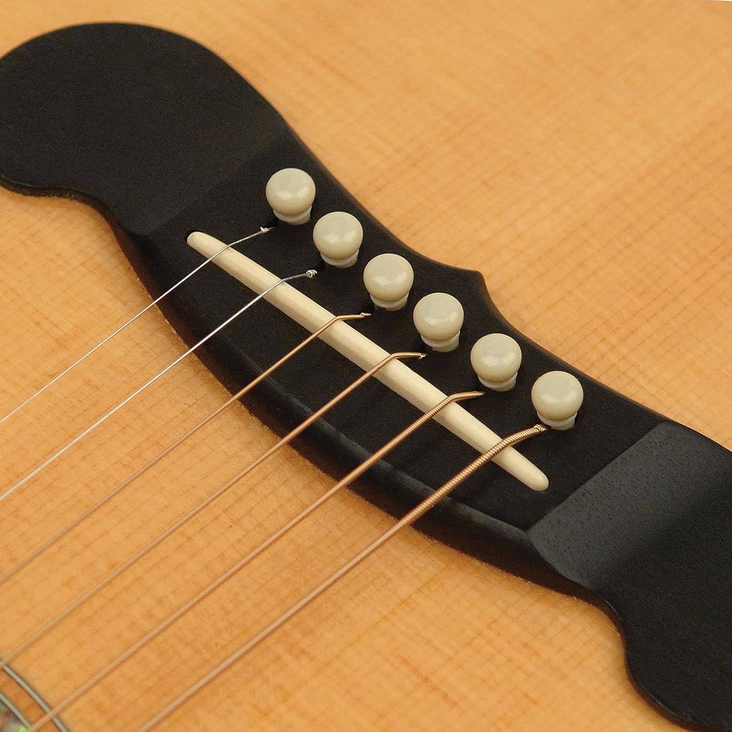 D'Addario ABS Bridge/End Pin Set Ivory