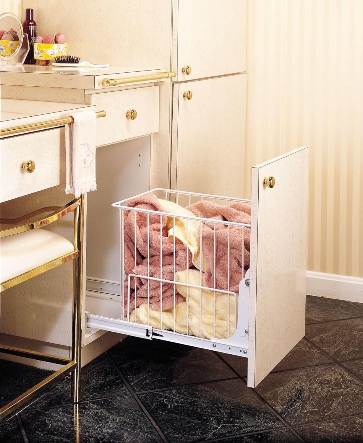Rev-A-Shelf Rev-A-Shelf Steel Wire Pull Out Hamper for Vanity/Closet Applications