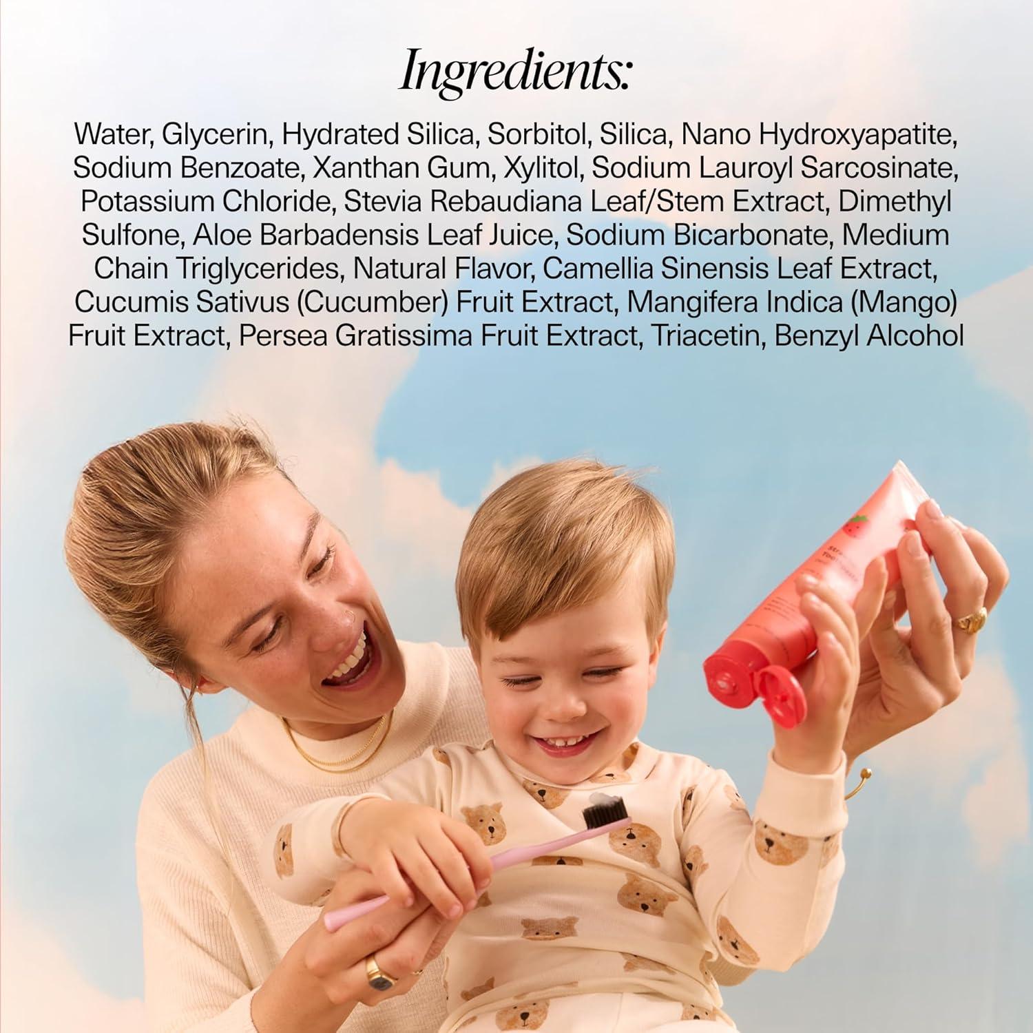 Strawberry Mango Fluoride-Free Remineralizing Toothpaste for Sensitive Teeth