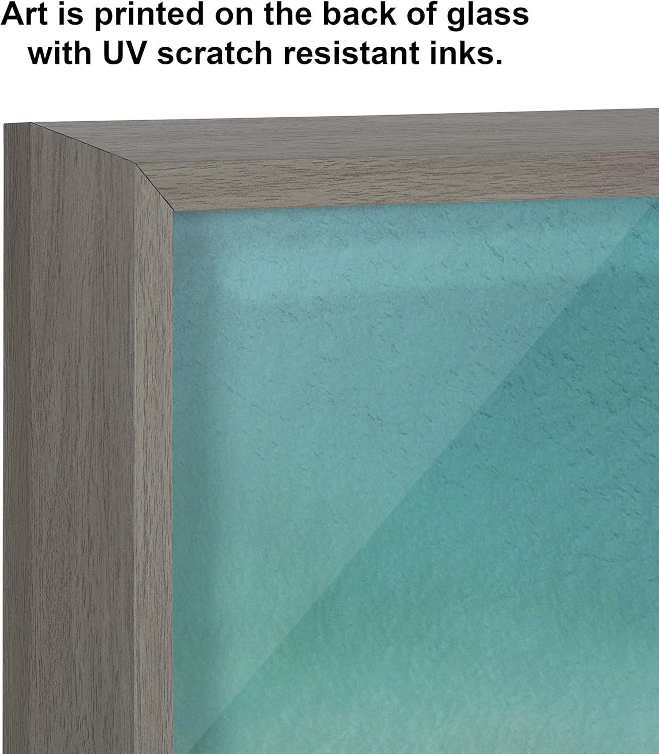 18" x 24" Blake Monterosso by Rachel Dowd Framed Printed Art Gray - Kate & Laurel All Things Decor: Modern Canvas, Polystyrene Frame