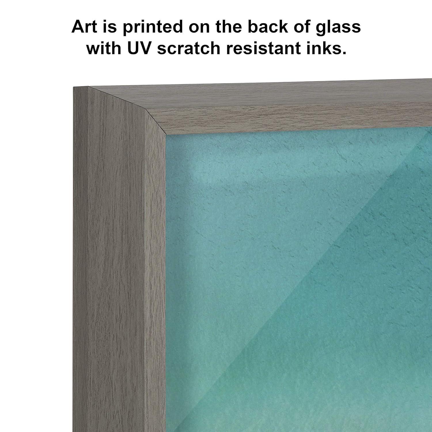 18" x 24" Blake Monterosso by Rachel Dowd Framed Printed Art Gray - Kate & Laurel All Things Decor: Modern Canvas, Polystyrene Frame