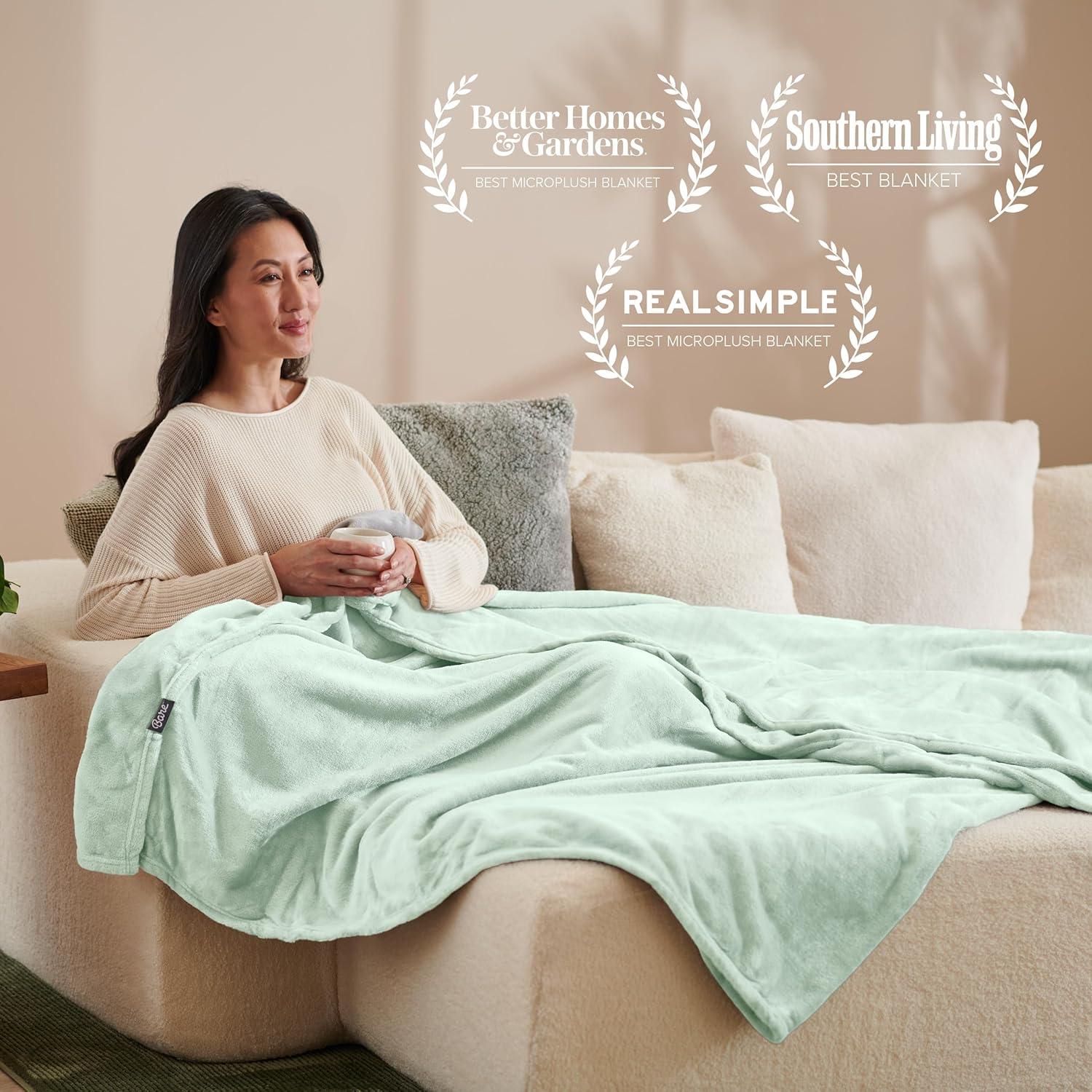 Bare Home Bare Home Microplush Fleece Blanket - Fuzzy, Warm, Bed/Throw Blanket