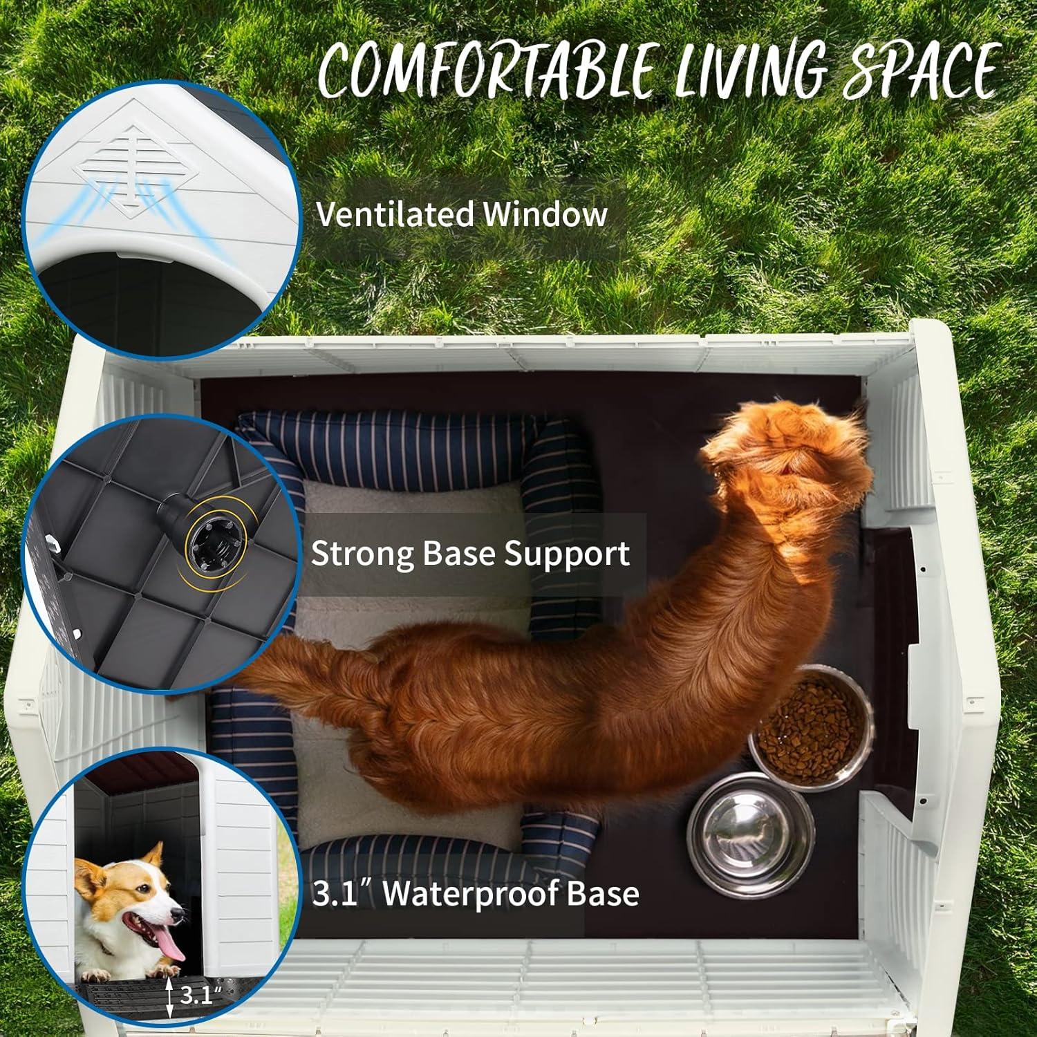 Aunyae Plastic Dog House