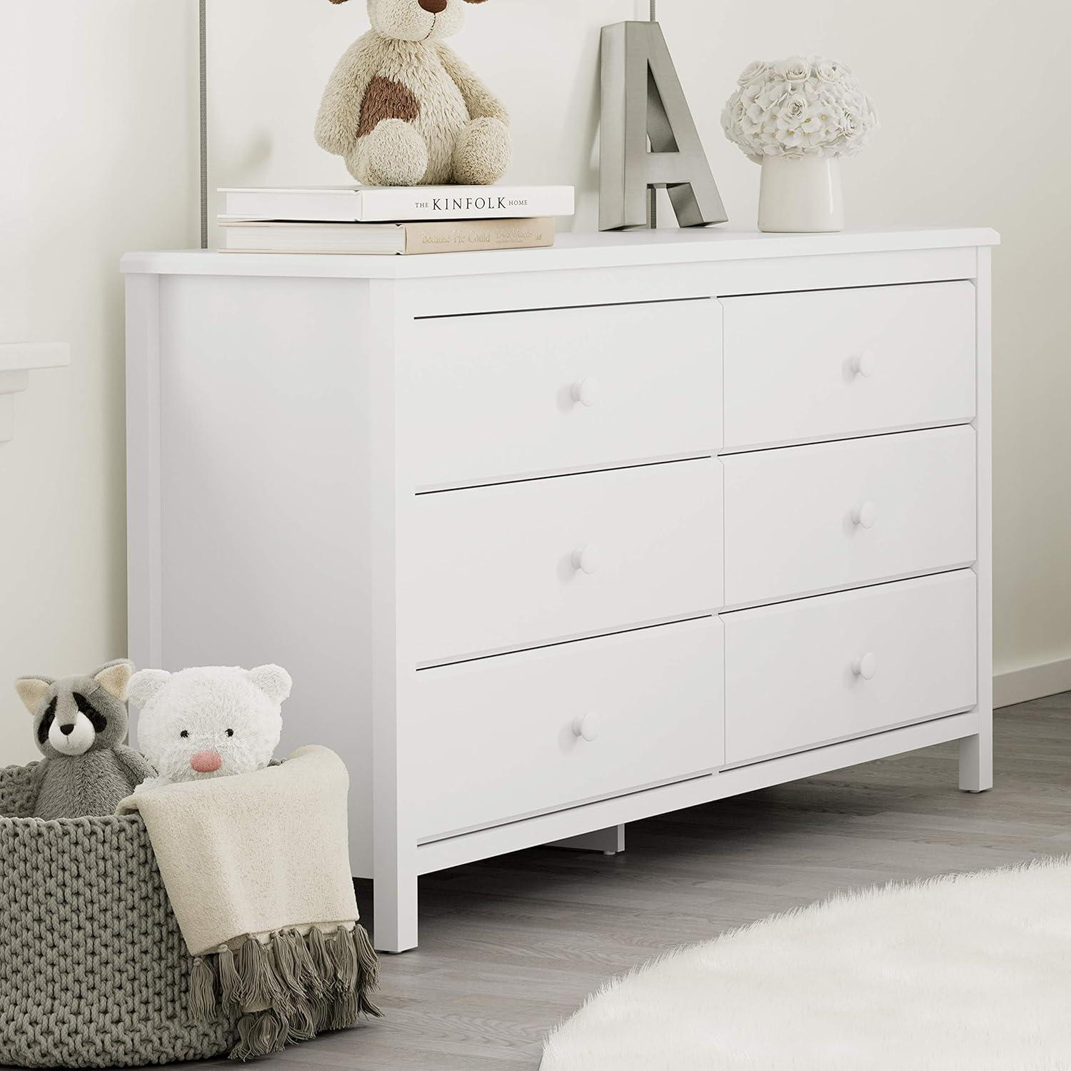 Alpine 6 Drawer Double Dresser