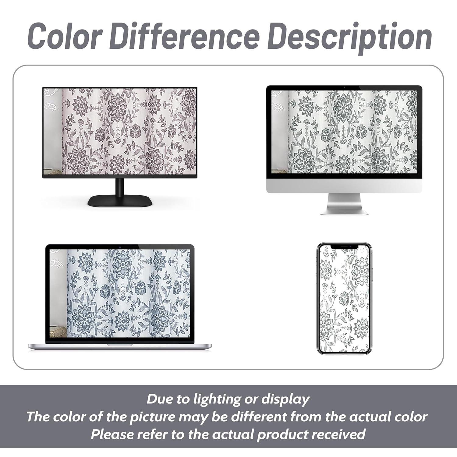 Twyla Floral Tailored 52'' W Window Valance