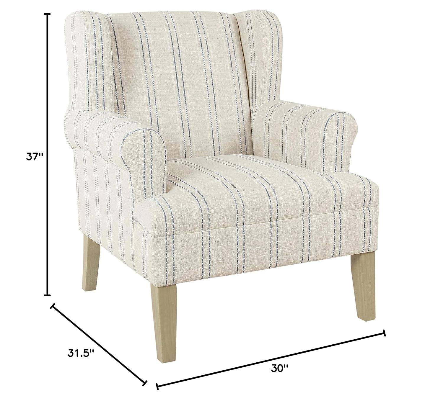 Emerson Wingback Accent Chair - HomePop