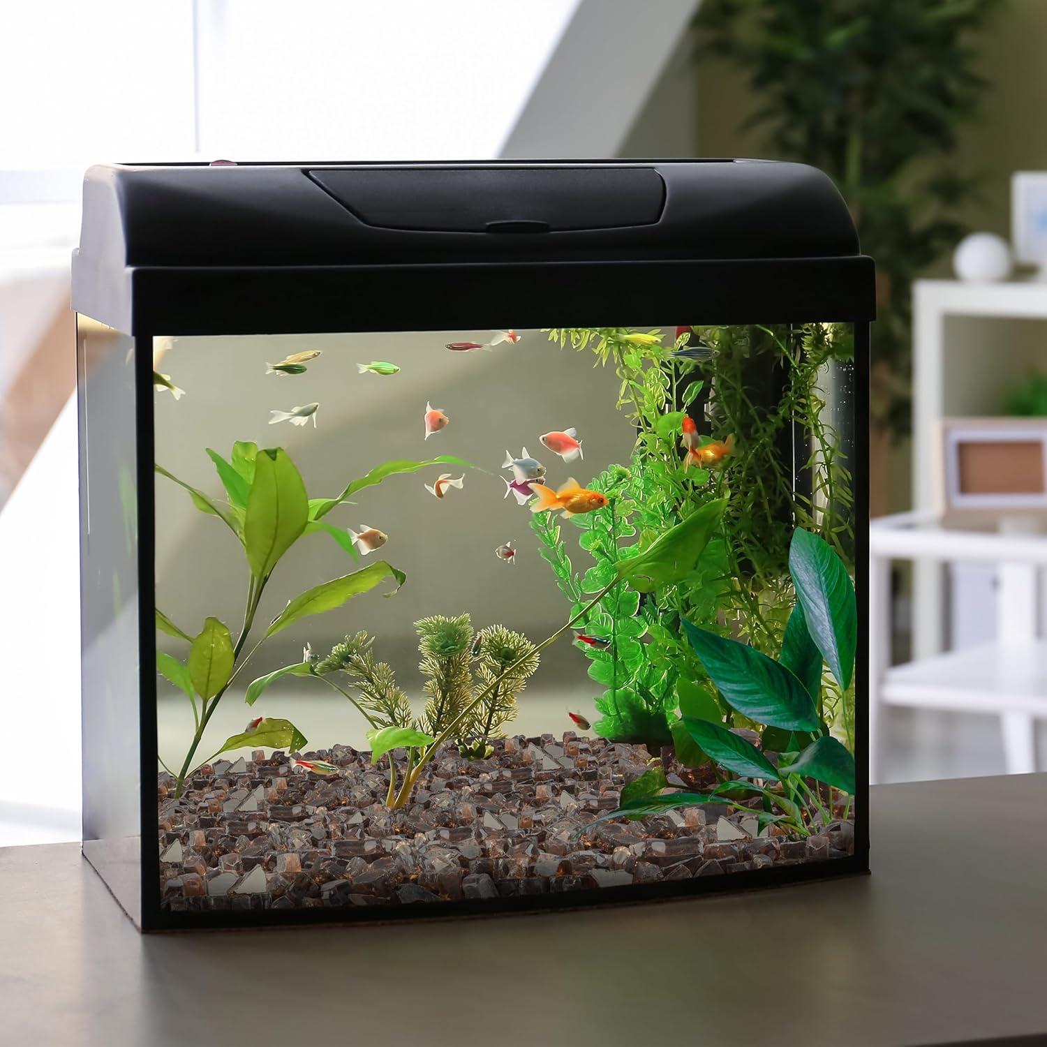 10lbs Fire Pit Glass - 1/2-Inch Crushed Glass Rocks for Fireplaces, Landscape, Aquariums, or Vases