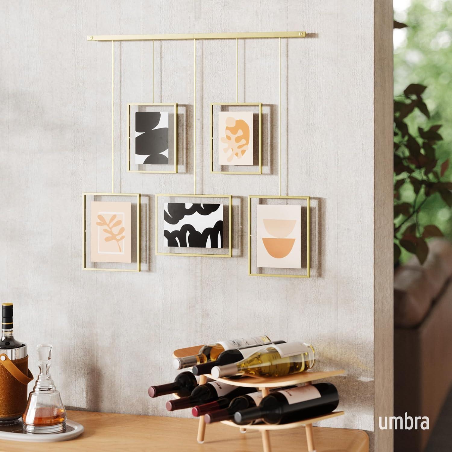 5-Piece Matte Metal Collage Frame Set