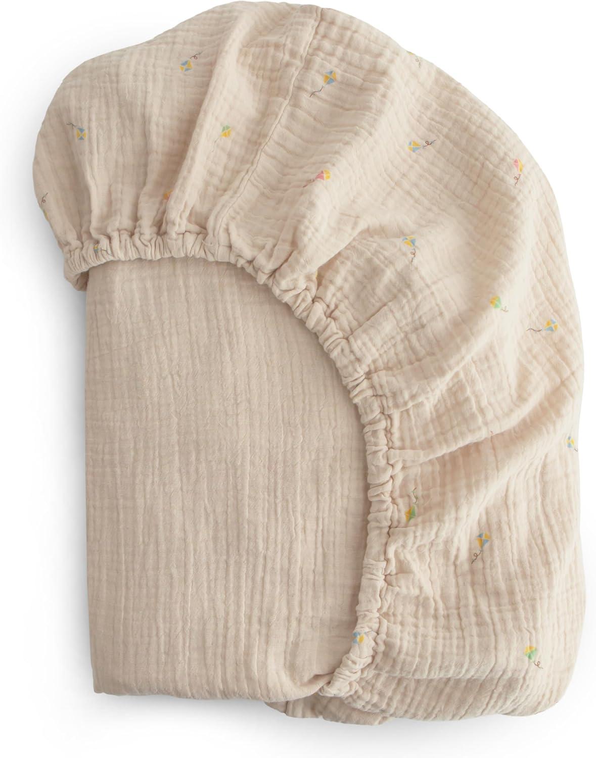 Extra Soft Muslin Crib Sheet Kites One Size