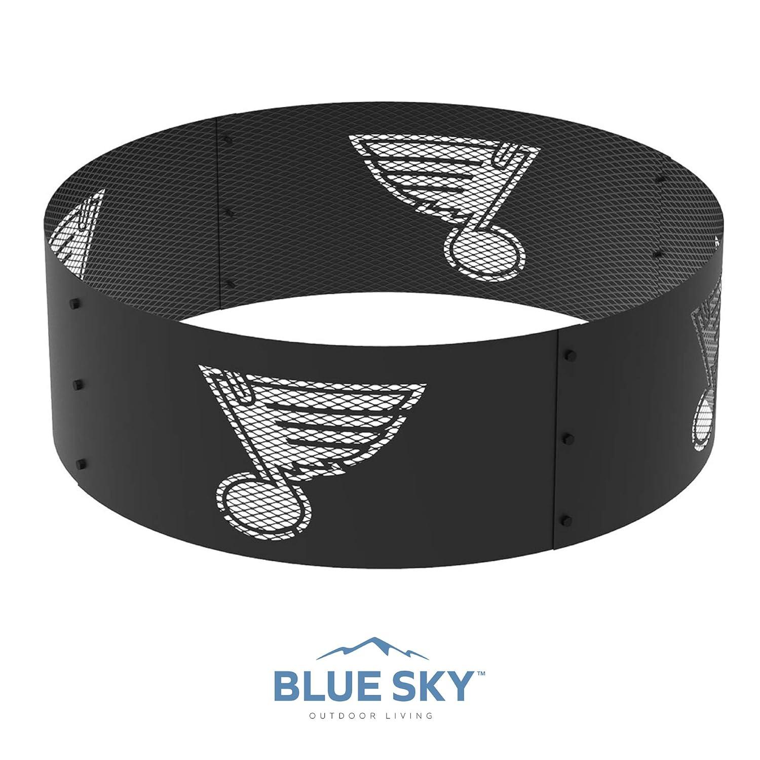 Blue Sky Outdoor Living NHL Steel Wood Burning Fire Ring