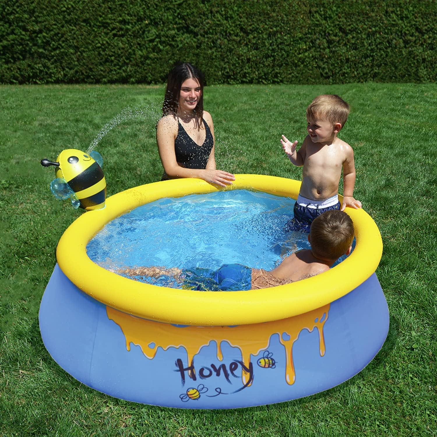 JLeisure JLeisure Inflatable Outdoor Above Ground Kid Swimming Pool