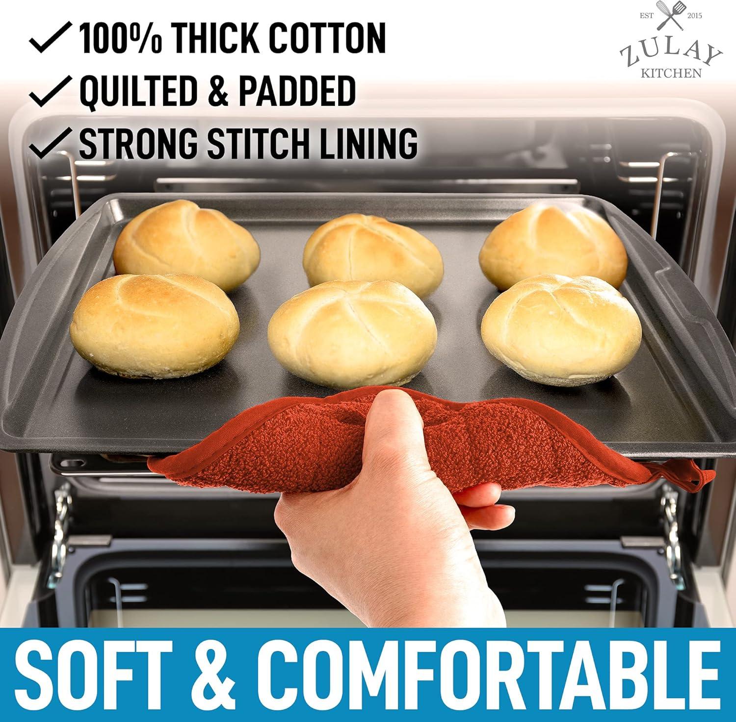 Pumpkin Orange Silicone Heat Resistant Pot Holder, 7x7 inches