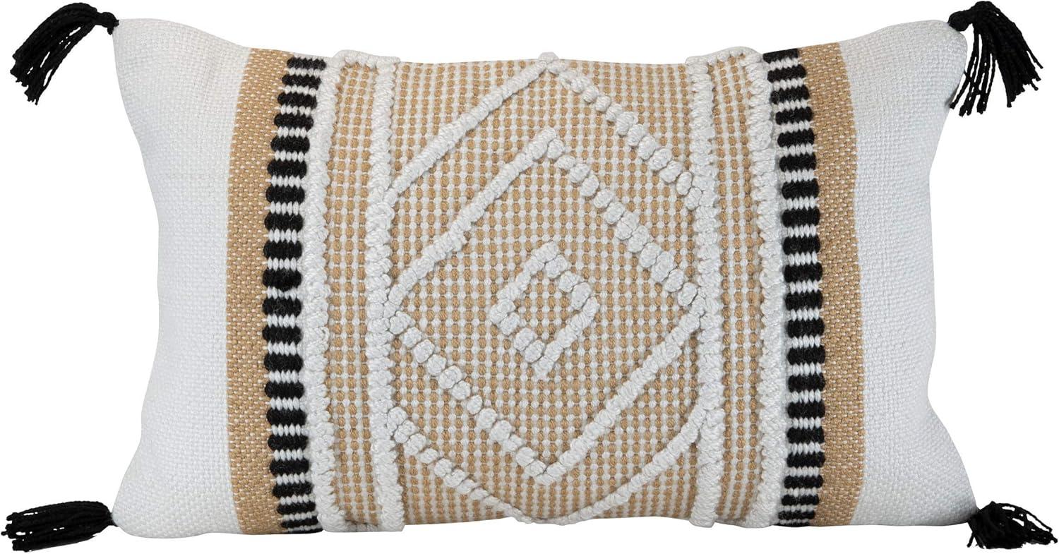 Foreside Home & Garden Tassels Indoor/Outdoor Throw Pillow