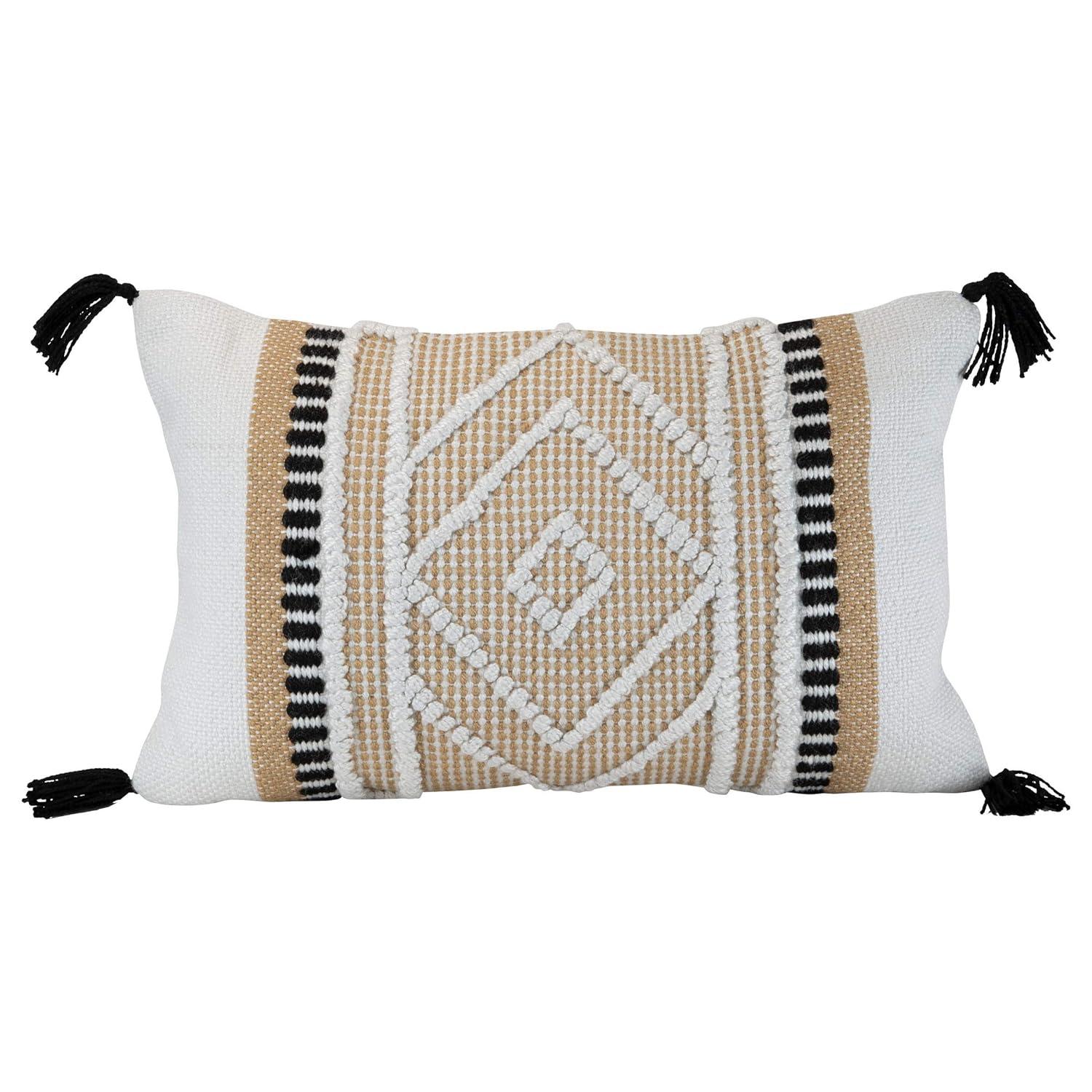Foreside Home & Garden Tassels Indoor/Outdoor Throw Pillow