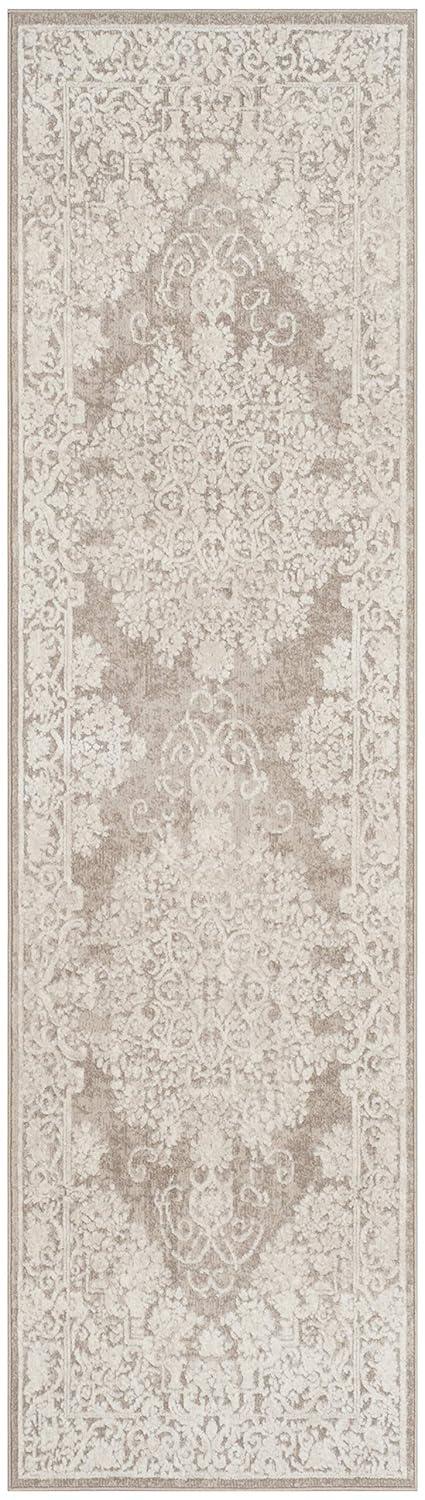 Reflection RFT664 Power Loomed Runner Rug - Beige/Cream - 2'3"x6' - Safavieh.