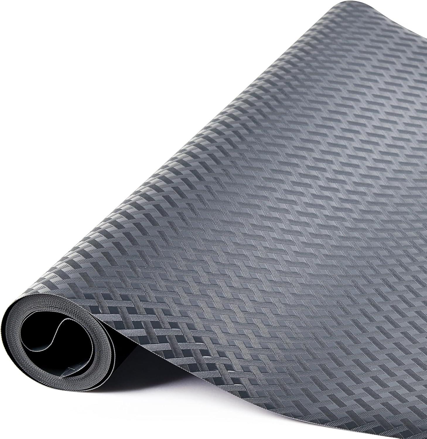 Gray Non-Adhesive EVA Kitchen Shelf Liner Roll