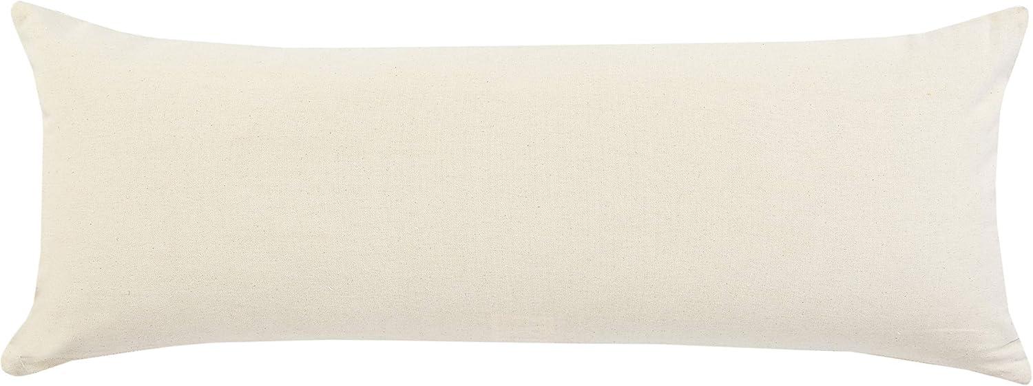 14" X 36" 100% Cotton Zippered Pillow