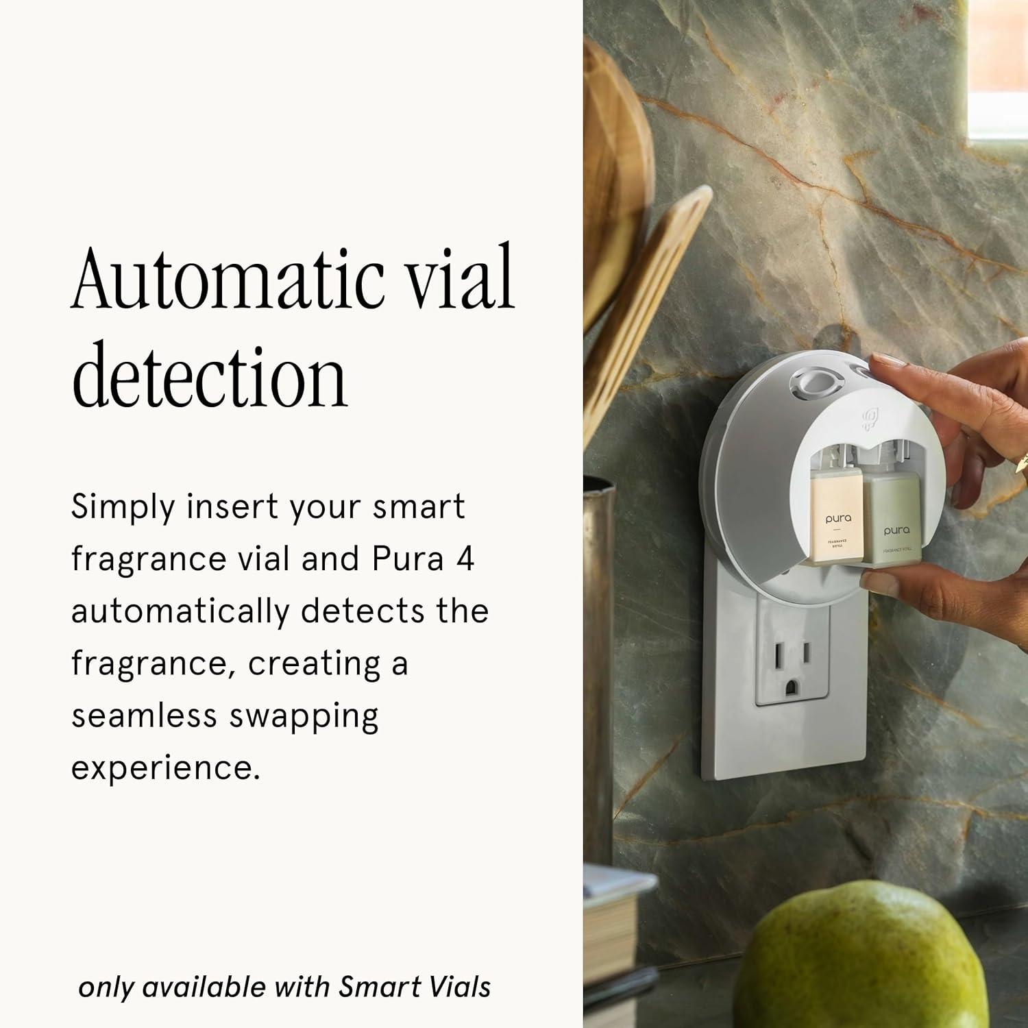 Smart Home Fragrance Diffuser Starter Set - Guy Fox SoHo and Noma Refills - Wi-Fi connected, customizable home scent