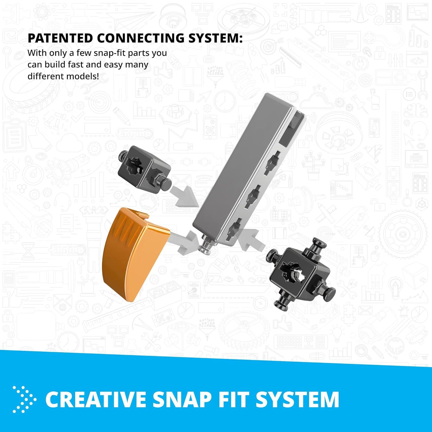 Engino- Inventor STEM Toys, Space Shuttle Kit, Construction Toys for Kids 9+