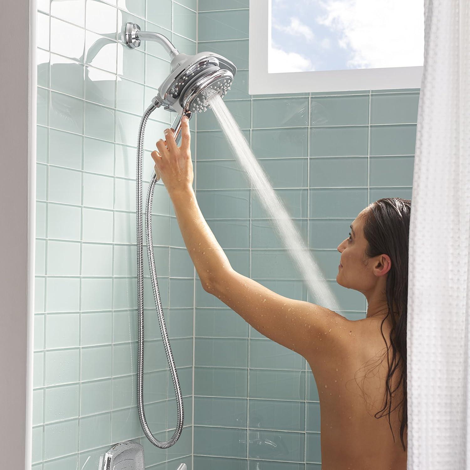 American Standard Spectra+ Duo 4-Function 2-in-1 Shower Head 2.5 GPM in Polished Chrome