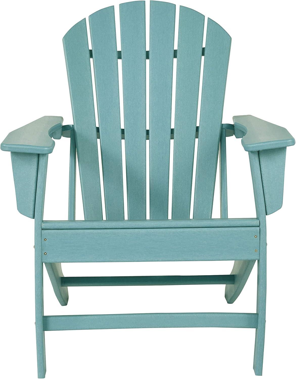 Signature Design by Ashley Contemporary Sundown Treasure Adirondack Chair  Turquoise