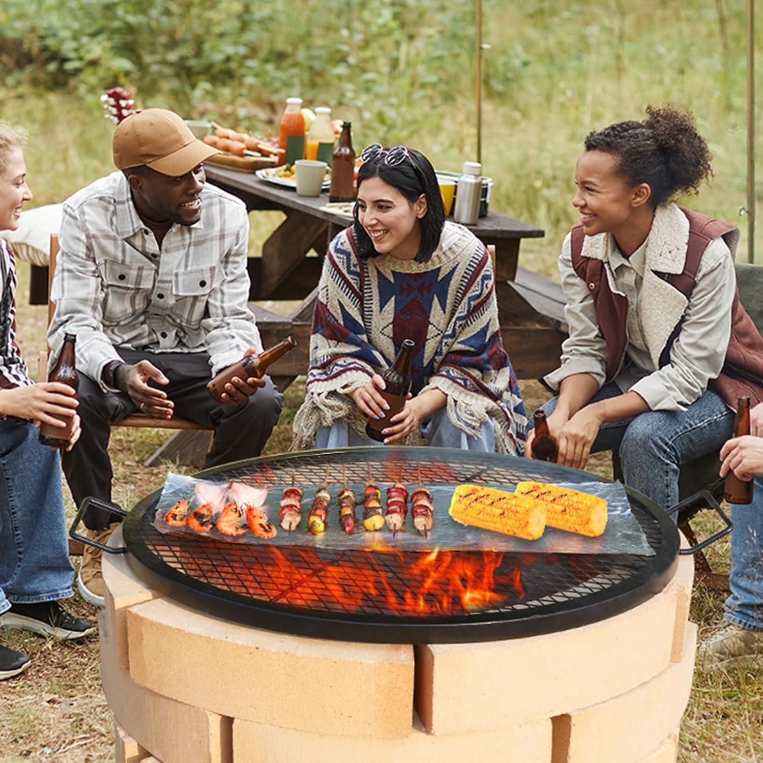 VEVOR Round Alloy Steel Fire Pit Tool