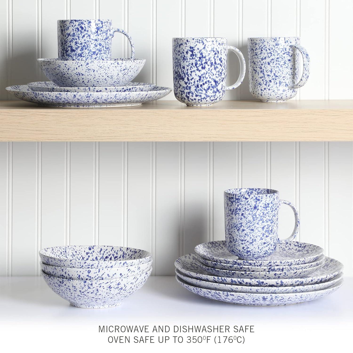 Warham Stoneware Dinnerware Set - Service for 4