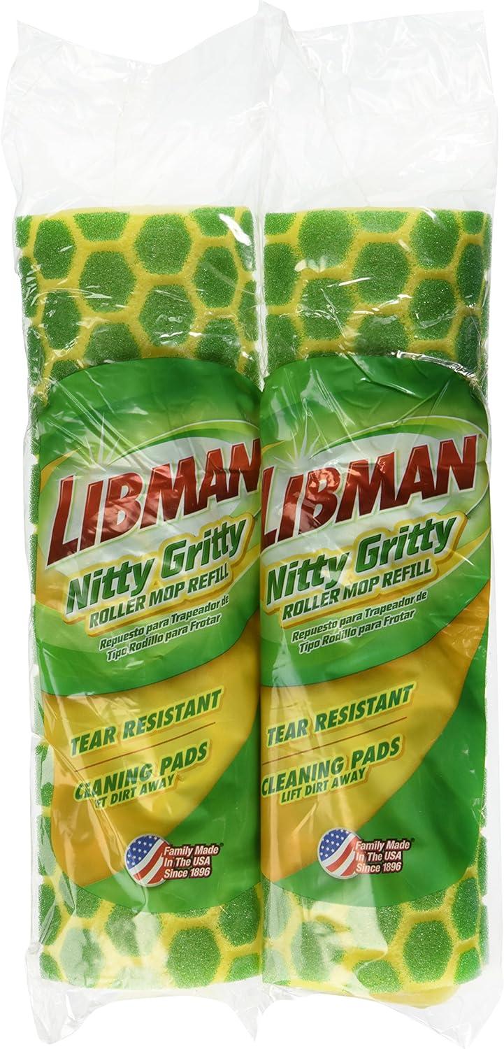 Libman Nitty Gritty Roller Mop Refill - Unscented