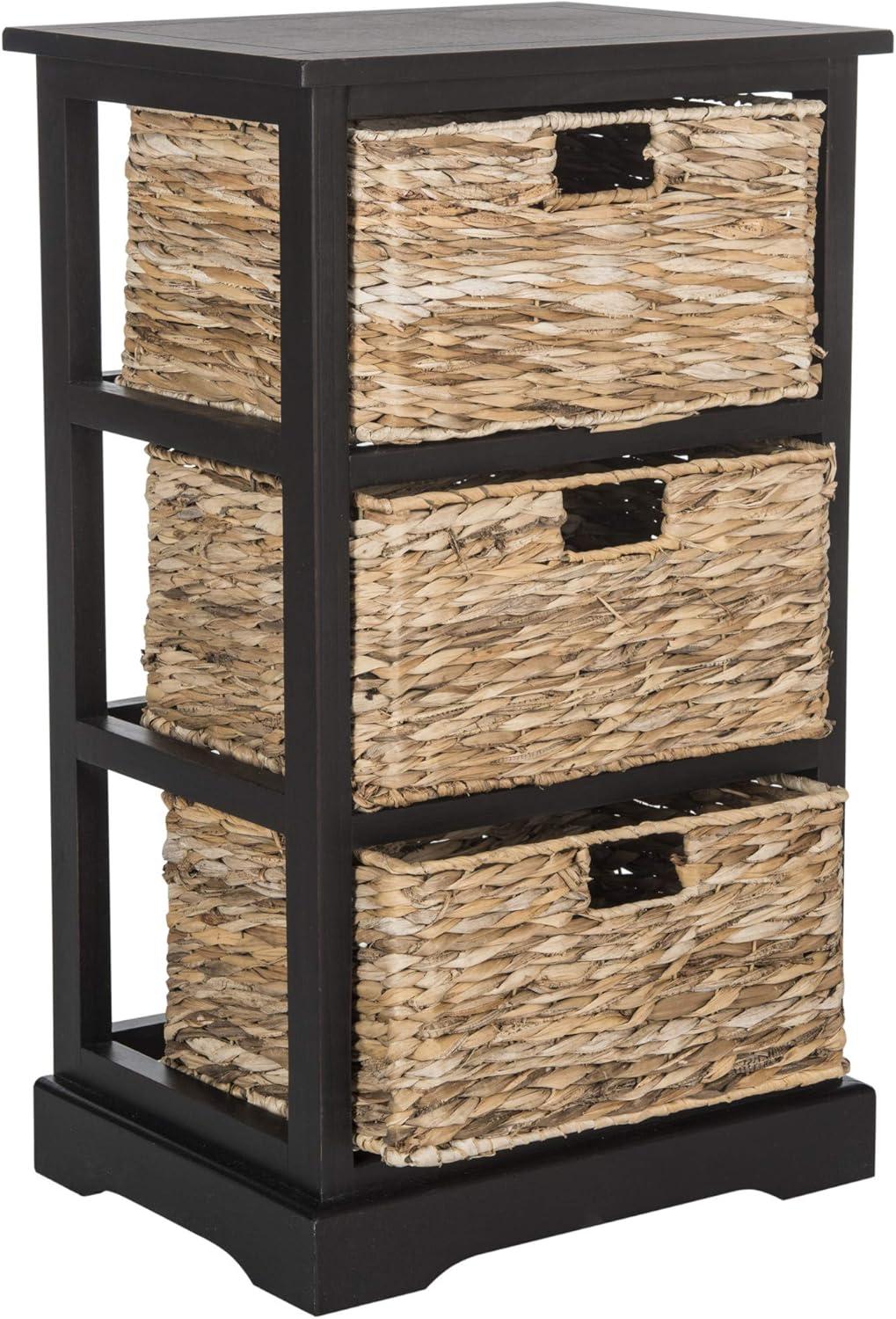 Halle Storage Side Table - AMH5738 - Cherry - Safavieh Couture