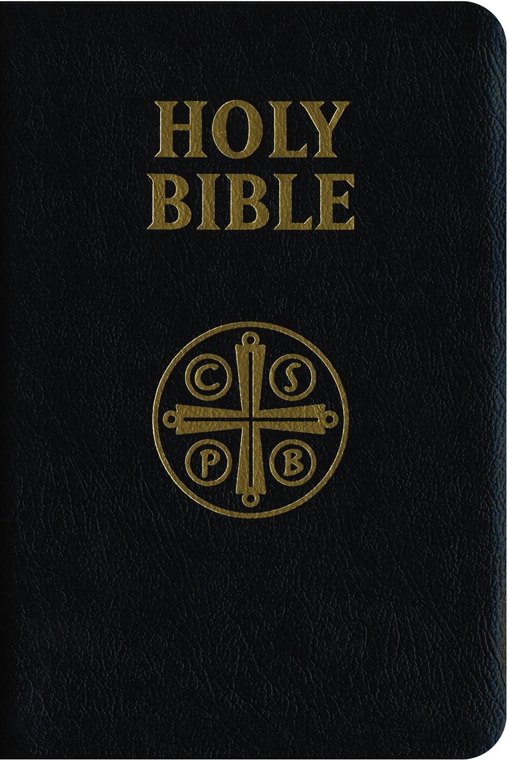 Douay-Rheims Black Genuine Leather Catholic Bible