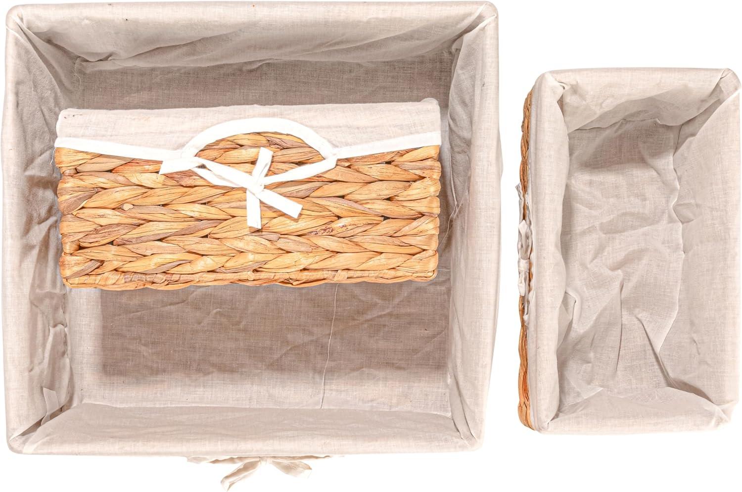 Wicker Coastal Wicker Basket - Set of 3