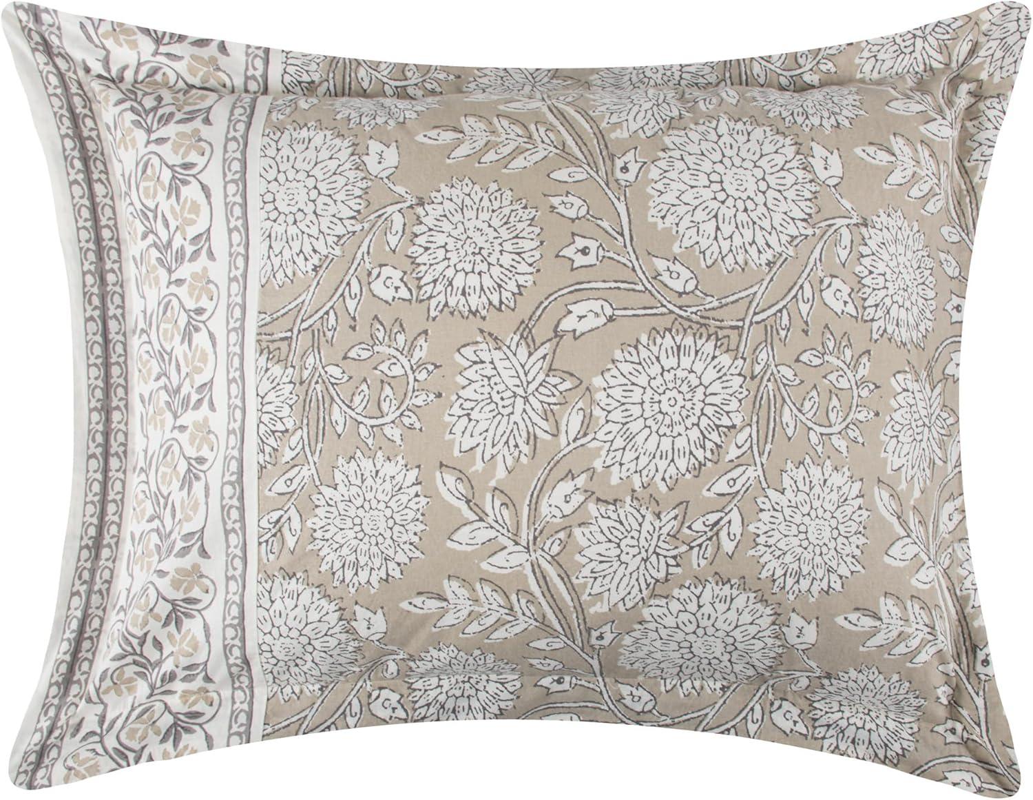 Adare Taupe King Duvet Cover Set - Levtex Home