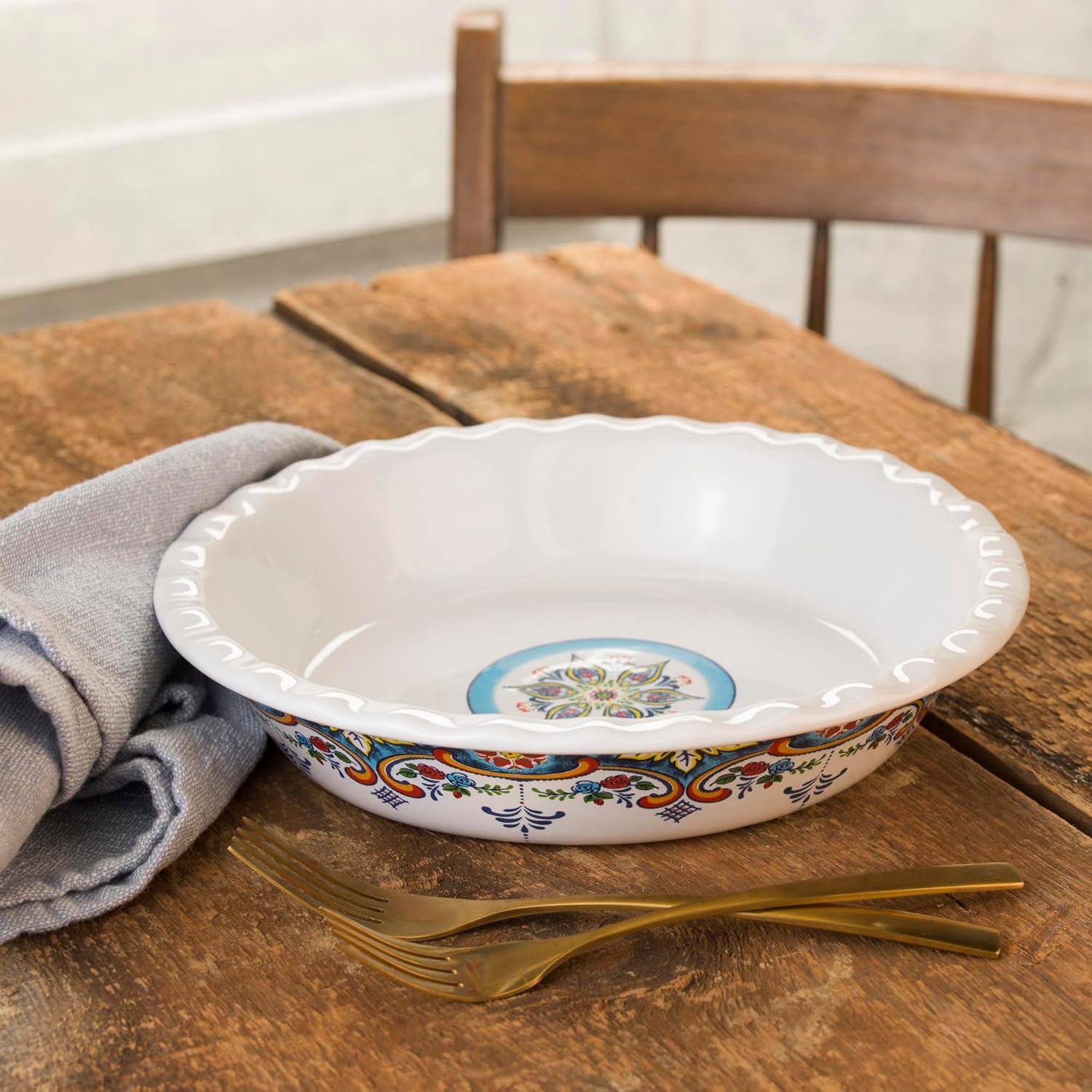 Zanzibar Stoneware Pie Plate