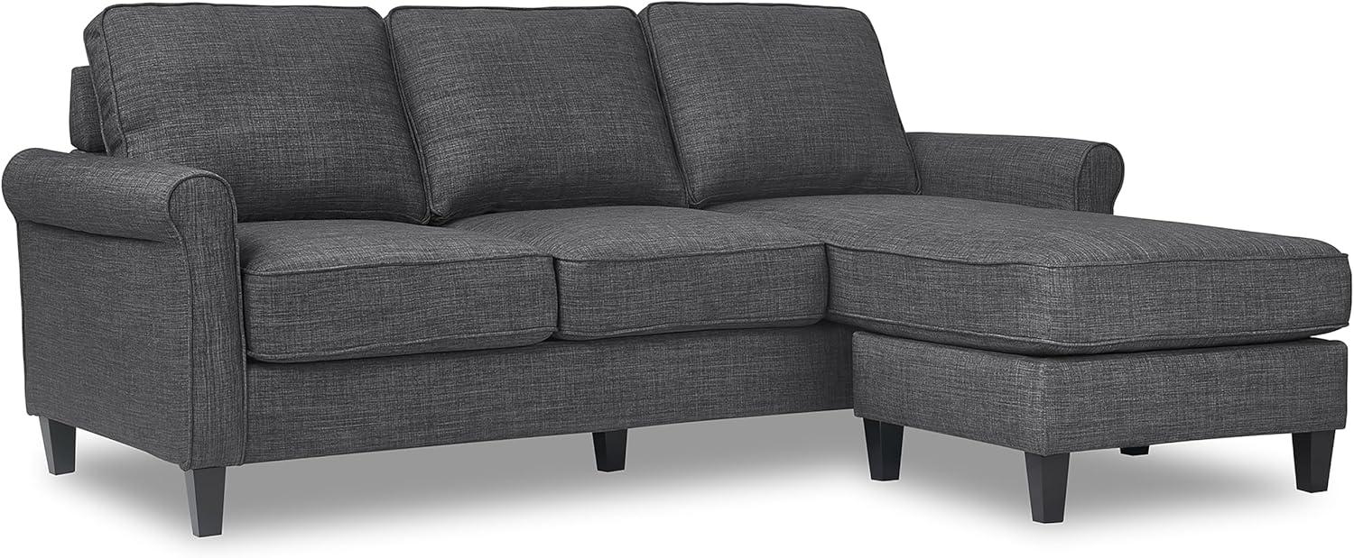 Serta Harmon Upholstered Reversible Sectional Sofa and Chaise