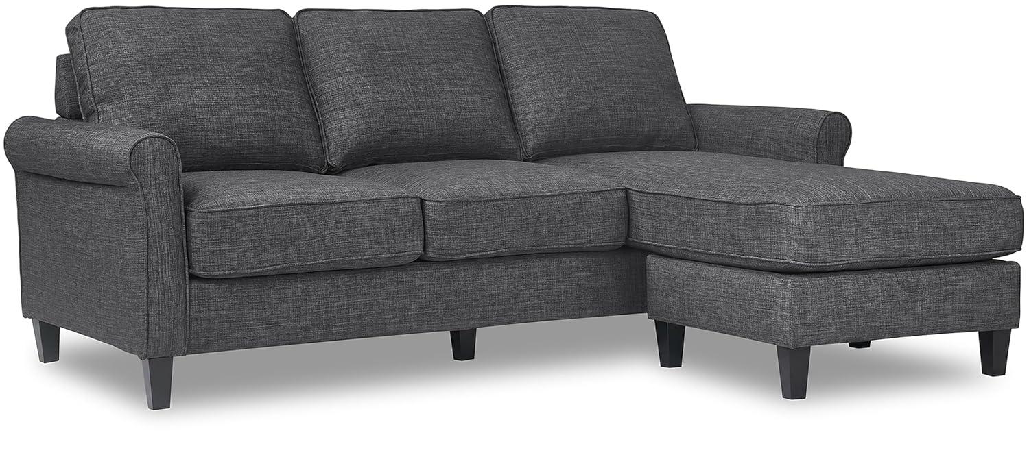 Serta Harmon Upholstered Reversible Sectional Sofa and Chaise