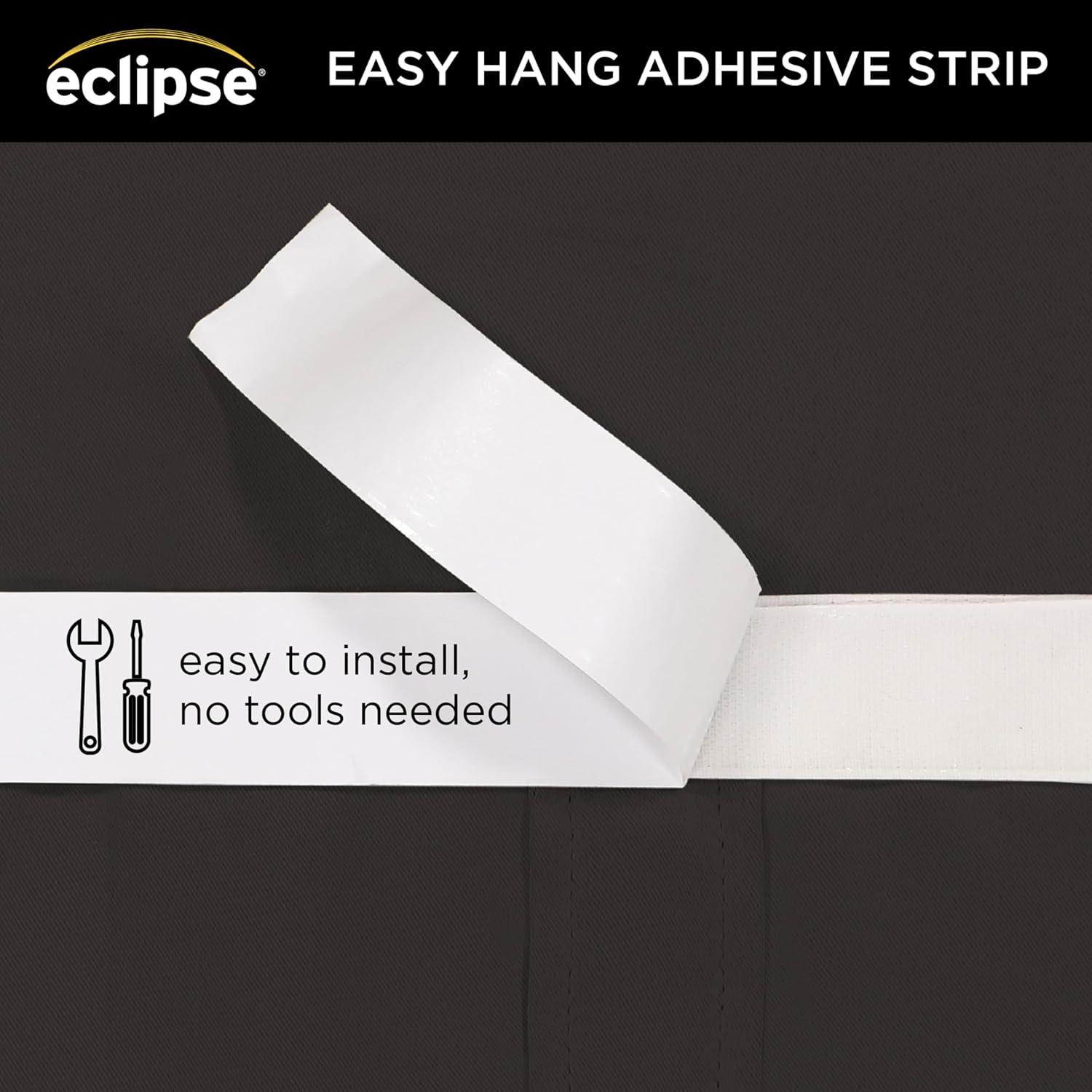 Black Polyester Blackout French Door Panel, 40 in x 26 in