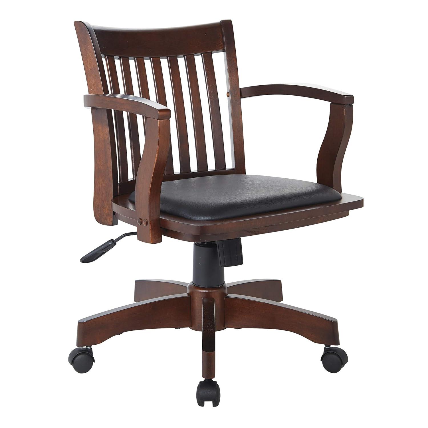 Office Star Products Genevieve Vinyl Bankers Chair