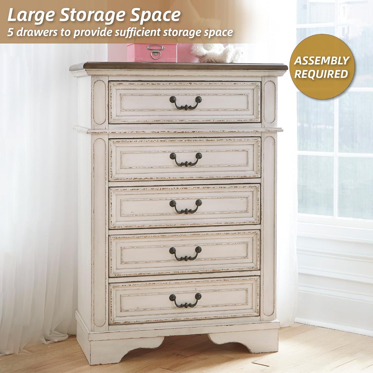 Kelly Clarkson Home Hayley 34'' W 5 - Drawer Dresser